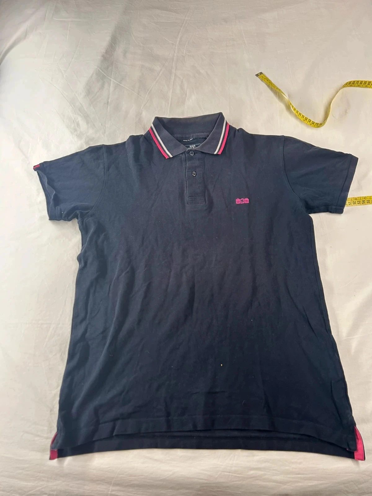 Polo bleu marine Serge blanco